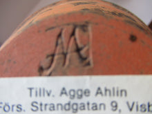 Load image into Gallery viewer, 1960s Swedish Art Pottery Bowl Agge Ahlin, Visby

