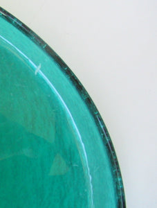 1950s Hadeland Glass Medium Plate. Greenland Plate