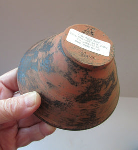 1960s Swedish Art Pottery Bowl Agge Ahlin, Visby