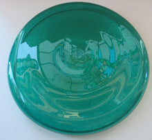 Load image into Gallery viewer, 1950s Norwegian Glass Large Hadeland Greenland Series Shallow Bowl 13 1/4 inches
