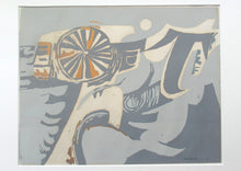 Load image into Gallery viewer, Scottish Art. 1960s Abstract Screenprint by Stuart Barrie

