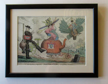 Load image into Gallery viewer, ANTIQUE SATIRICAL PRINT. 1820s Hand-Coloured Etching. LOCOMOTION by R.S. Shortshanks. Pulished by Thomas McLean
