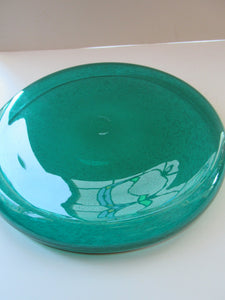 1950s Hadeland Glass Medium Plate. Greenland Plate