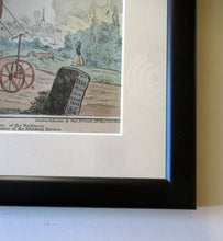 Load image into Gallery viewer, ANTIQUE SATIRICAL PRINT. 1820s Hand-Coloured Etching. LOCOMOTION by R.S. Shortshanks. Pulished by Thomas McLean
