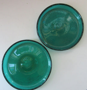 1950s Hadeland Glass Medium Plate. Greenland Plate