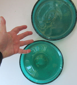 1950s Hadeland Glass Medium Plate. Greenland Plate