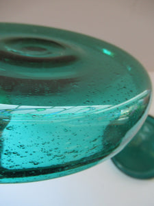 1950s Hadeland Glass Medium Plate. Greenland Plate