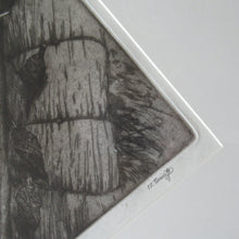 Load image into Gallery viewer, Charles Tunnicliffe Pencil Signed Etching The Thatcher 1927
