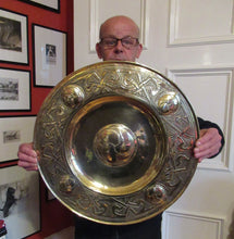 Load image into Gallery viewer, Glasgow School Margaret Gilmour Celtic Brass Wall Charger
