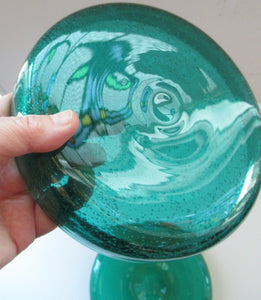 1950s Hadeland Glass Medium Plate. Greenland Plate