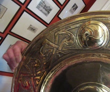 Load image into Gallery viewer, Glasgow School Margaret Gilmour Celtic Brass Wall Charger
