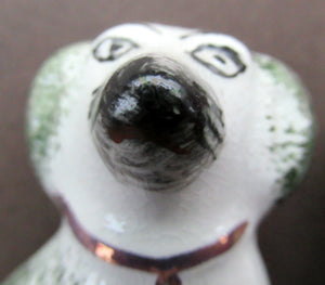Antique Miniature Staffordshire Chimney Spaniels