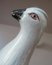 Load image into Gallery viewer, 1870s Pair of White Bird Staffordshire Flatback Figurines Antique
