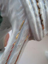 Load image into Gallery viewer, 1870s Pair of White Bird Staffordshire Flatback Figurines Antique
