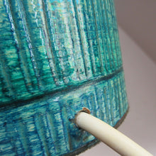 Load image into Gallery viewer, Large Vintage 1960s BITOSSI Table Lamp with More Unusual Sgraffito Striped Pattern
