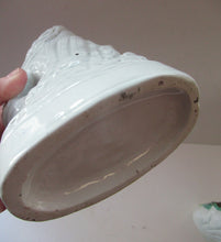 Load image into Gallery viewer, 1870s Pair of White Bird Staffordshire Flatback Figurines Antique
