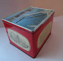 Load image into Gallery viewer, 1960s Biscuit Tin Forth Road Bridge Design
