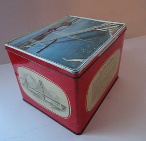 1960s Biscuit Tin Forth Road Bridge Design