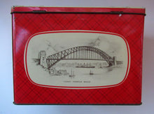 Load image into Gallery viewer, 1960s Biscuit Tin Forth Road Bridge Design
