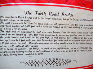 1960s Biscuit Tin Forth Road Bridge Design
