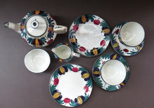 Load image into Gallery viewer, Robert Heron Langtoun Ware Kirkcaldy Breakfast Set Antique Scottish Pottery
