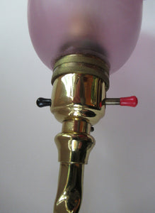 Antique ART NOUVEAU Brass Table Lamp