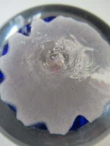 1950s Vasart Scottish Glass Millefiori Paperweight