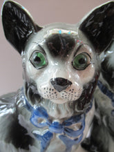Load image into Gallery viewer, Antique Scottish Pottery Bo&#39;ness Pottery Cats PAIR
