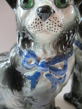 Load image into Gallery viewer, Antique Scottish Pottery Bo&#39;ness Pottery Cats PAIR
