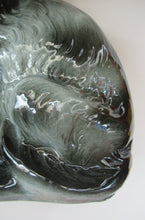 Load image into Gallery viewer, Antique Scottish Pottery Bo&#39;ness Pottery Cats PAIR
