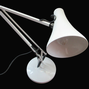 1970s Genuine White Herbert Anglepoise Desk Lamp 90