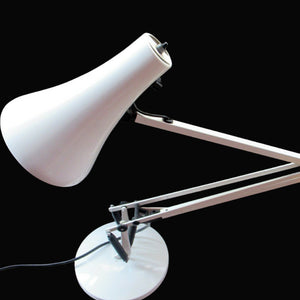 1970s Genuine White Herbert Anglepoise Desk Lamp 90