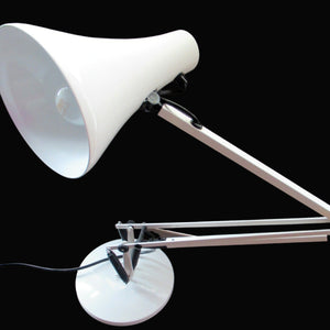 1970s Genuine White Herbert Anglepoise Desk Lamp 90