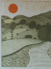 Load image into Gallery viewer, John Brunsdon Colour Etching and Aquatint. Day&#39;s End
