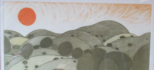 John Brunsdon Colour Etching and Aquatint. Day's End