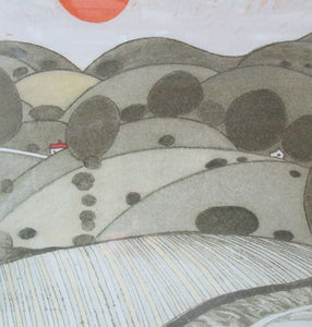John Brunsdon Colour Etching and Aquatint. Day's End