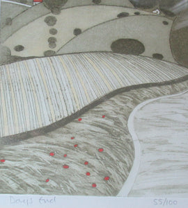 John Brunsdon Colour Etching and Aquatint. Day's End