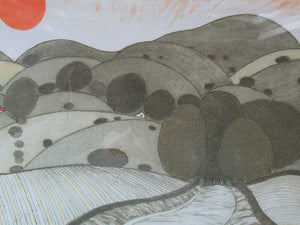 John Brunsdon Colour Etching and Aquatint. Day's End