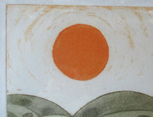 Load image into Gallery viewer, John Brunsdon Colour Etching and Aquatint. Day&#39;s End
