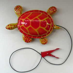 1940s Vintage Mobo Tin Plate  Toy Tortoise. Moving Child's Toy