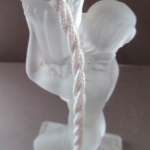 1930s Walther & Sohne German Art Deco Frosted Glass Nude Table Lamp