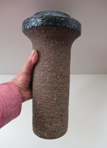 Vintage SWEDISH 1960s NITTSJO Pottery Vase by Thomas Hellstrom