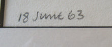 Load image into Gallery viewer, St Ives School: Alexander Mackenzie. Abstract Drawing Signed &amp; titled 18 June 1963
