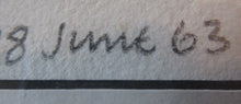 Load image into Gallery viewer, St Ives School: Alexander Mackenzie. Abstract Drawing Signed &amp; titled 18 June 1963
