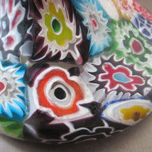 Load image into Gallery viewer, Vintage Fratelli Toso Millefiori Tutti Frutti Glass Lamp Base
