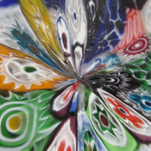 Load image into Gallery viewer, Vintage Fratelli Toso Millefiori Tutti Frutti Glass Lamp Base
