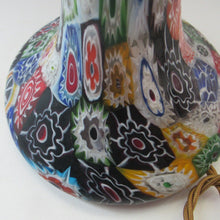 Load image into Gallery viewer, Vintage Fratelli Toso Millefiori Tutti Frutti Glass Lamp Base
