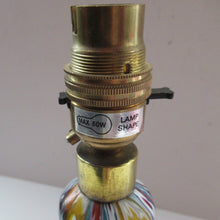 Load image into Gallery viewer, Vintage Fratelli Toso Millefiori Tutti Frutti Glass Lamp Base
