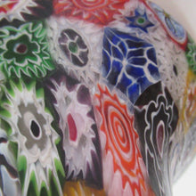 Load image into Gallery viewer, Vintage Fratelli Toso Millefiori Tutti Frutti Glass Lamp Base
