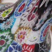 Load image into Gallery viewer, Vintage Fratelli Toso Millefiori Tutti Frutti Glass Lamp Base
